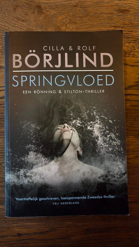 Cilla Börjlind - Springvloed, Ophalen of Verzenden, Zo goed als nieuw, Cilla Börjlind; Rolf Börjlind