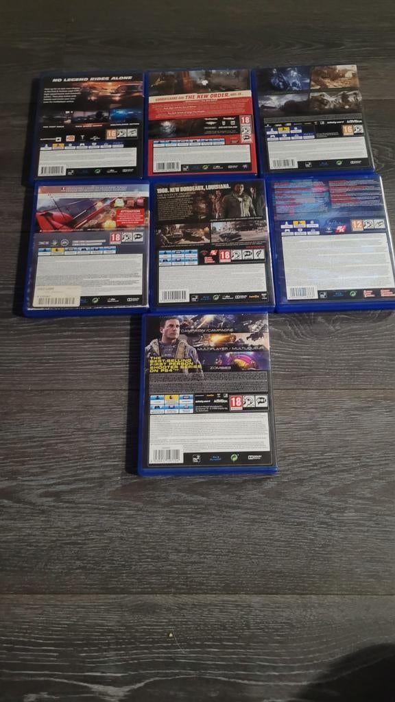 PS4 games: Call of Duty, Battlefield, Mafia, Fast & Furious, Ophalen