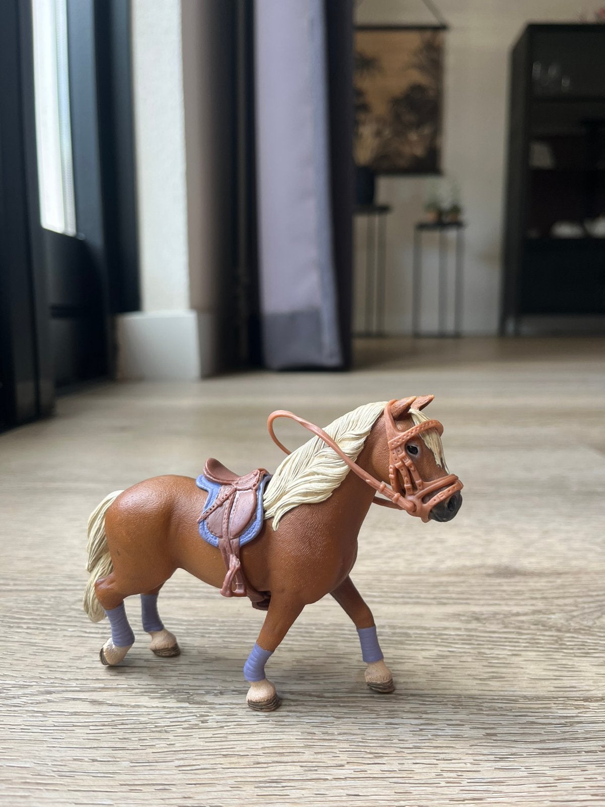Schleich Haflinger merrie met zadel, Ophalen, Gebruikt