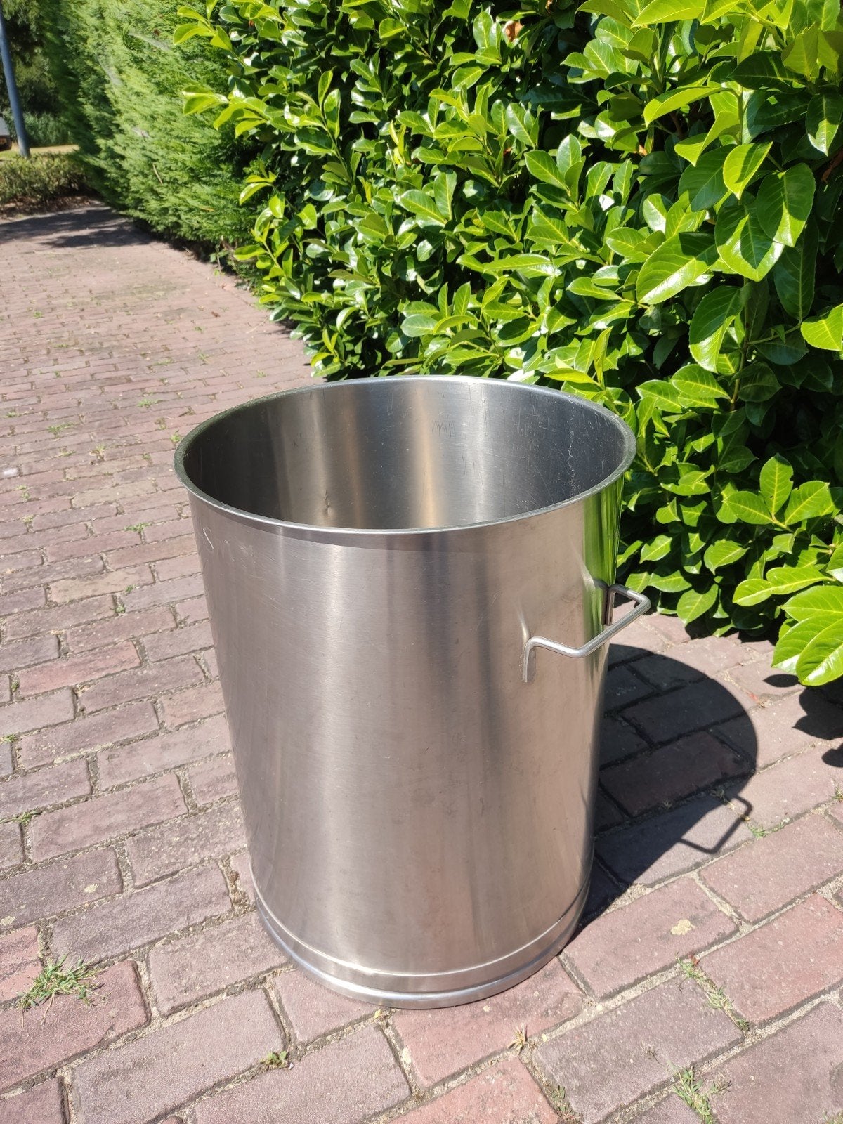 Zeer grote RVS soeppan - ca. 60 liter, Gebruikt, Ophalen of Verzenden, Rvs, Kookpan