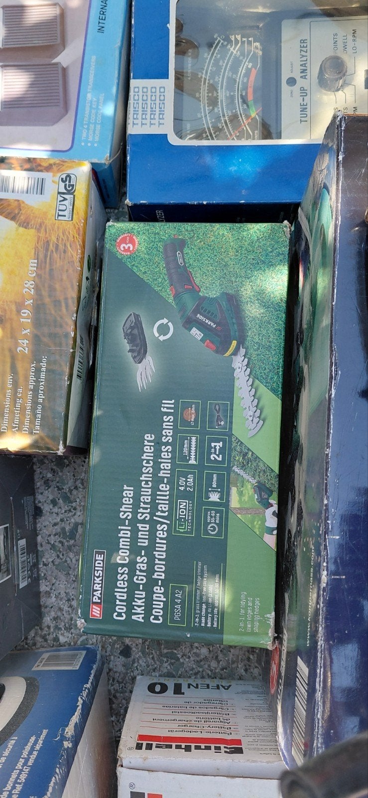 PARKSIDE Accu Gras- en Struikschaar 2-in-1, Tuin en Terras, Hand-tuingereedschap, Nieuw, Ophalen of Verzenden