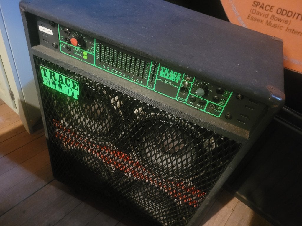 Trace Elliot Basversterker met voetpedaal, Muziek en Instrumenten, Ophalen, Gebruikt, Basgitaar, 100 watt of meer