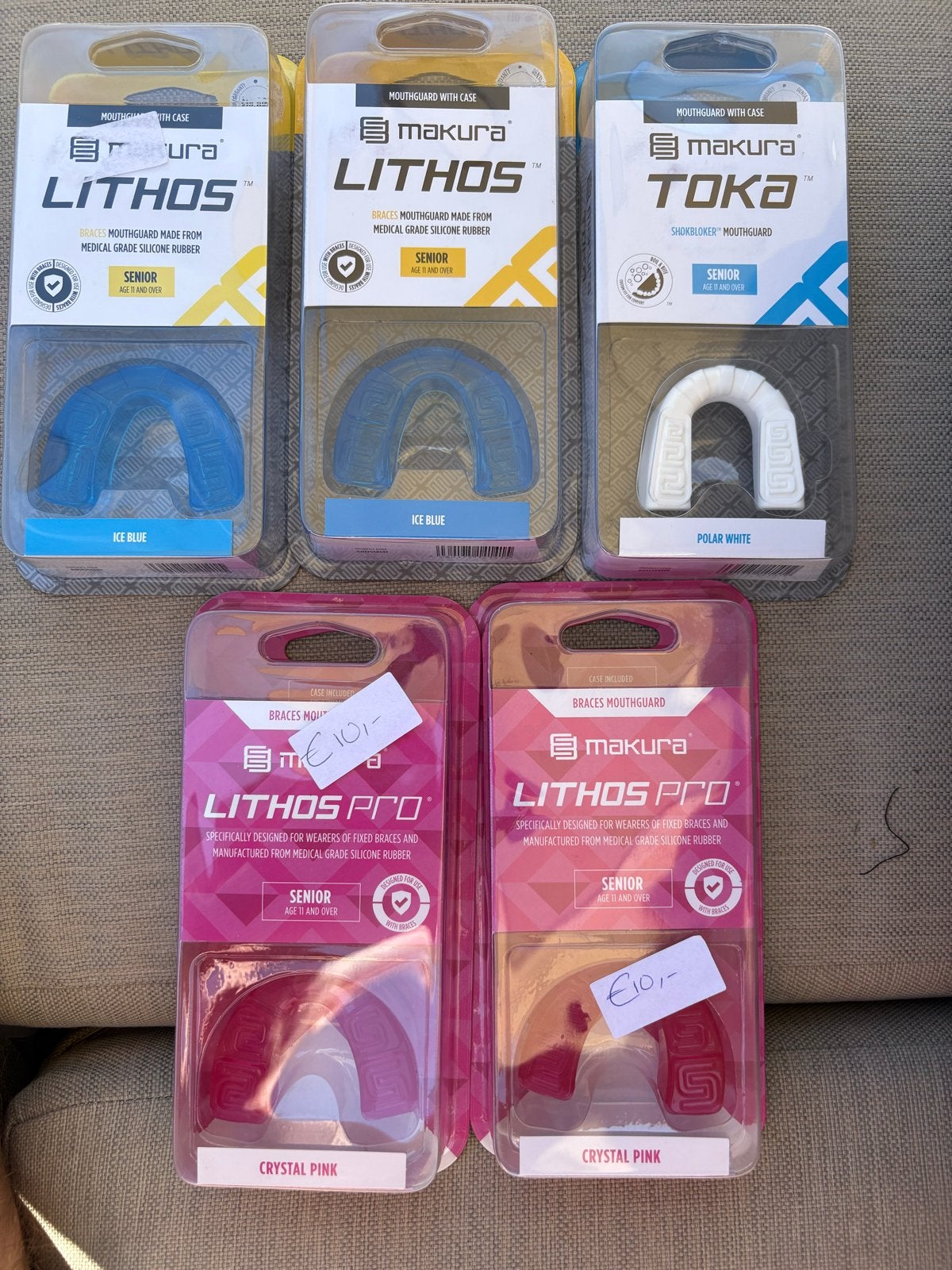 5 stuks Bitjes voor kickboks, boks of MMA - Hele partij, Sport en Fitness, Ophalen, Nieuw, Overige, Vechtsportbescherming