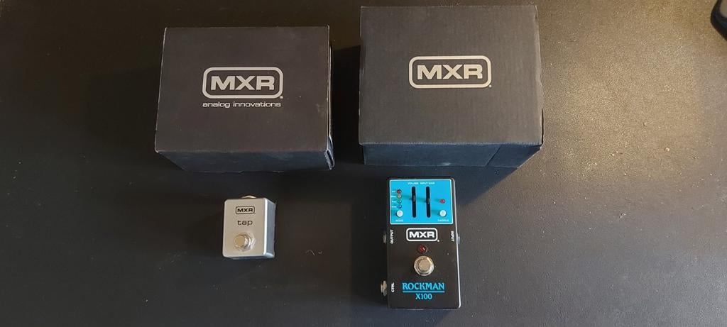 MXR Rockman X100 met tap tempo, Muziek en Instrumenten, Effecten, Ophalen of Verzenden, Zo goed als nieuw, Distortion, Overdrive of Fuzz