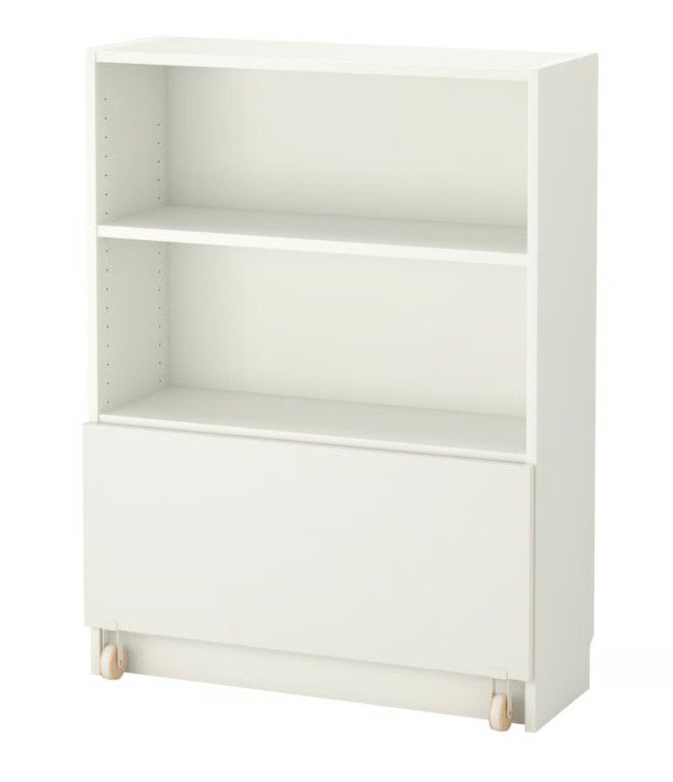 IKEA Eket kast met lade en planken, wit, op wielen, Huis en Inrichting, Kasten | Boekenkasten, Met plank(en), Modern, Scandinavisch