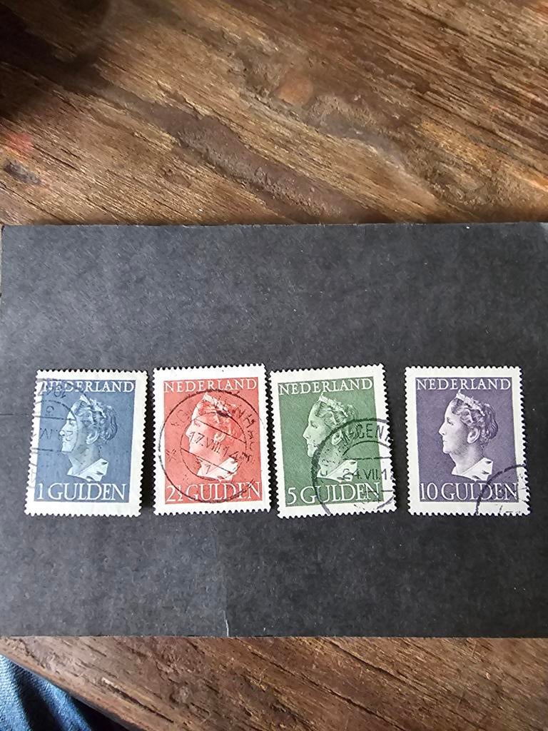 Nederland 1946 Konijnenburg NVPH 346-349 Gestempeld, Postzegels en Munten, Postzegels | Nederland, Ophalen of Verzenden, Na 1940