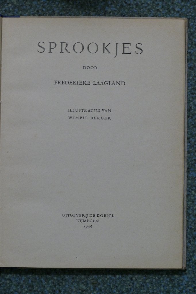 Frederieke Laagland – Sprookjes, Ophalen of Verzenden, Frederieke Laagland