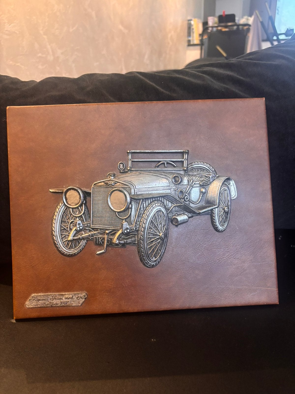 Vintage Rodex Hispano-Suiza 1911 wanddecoratie, Voertuigen, 3D-effect, Ophalen of Verzenden, Overige materialen