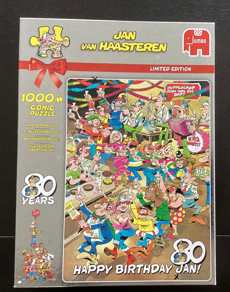 Jan van Haasteren: Happy Birthday Jan!  80, Ophalen, Zo goed als nieuw