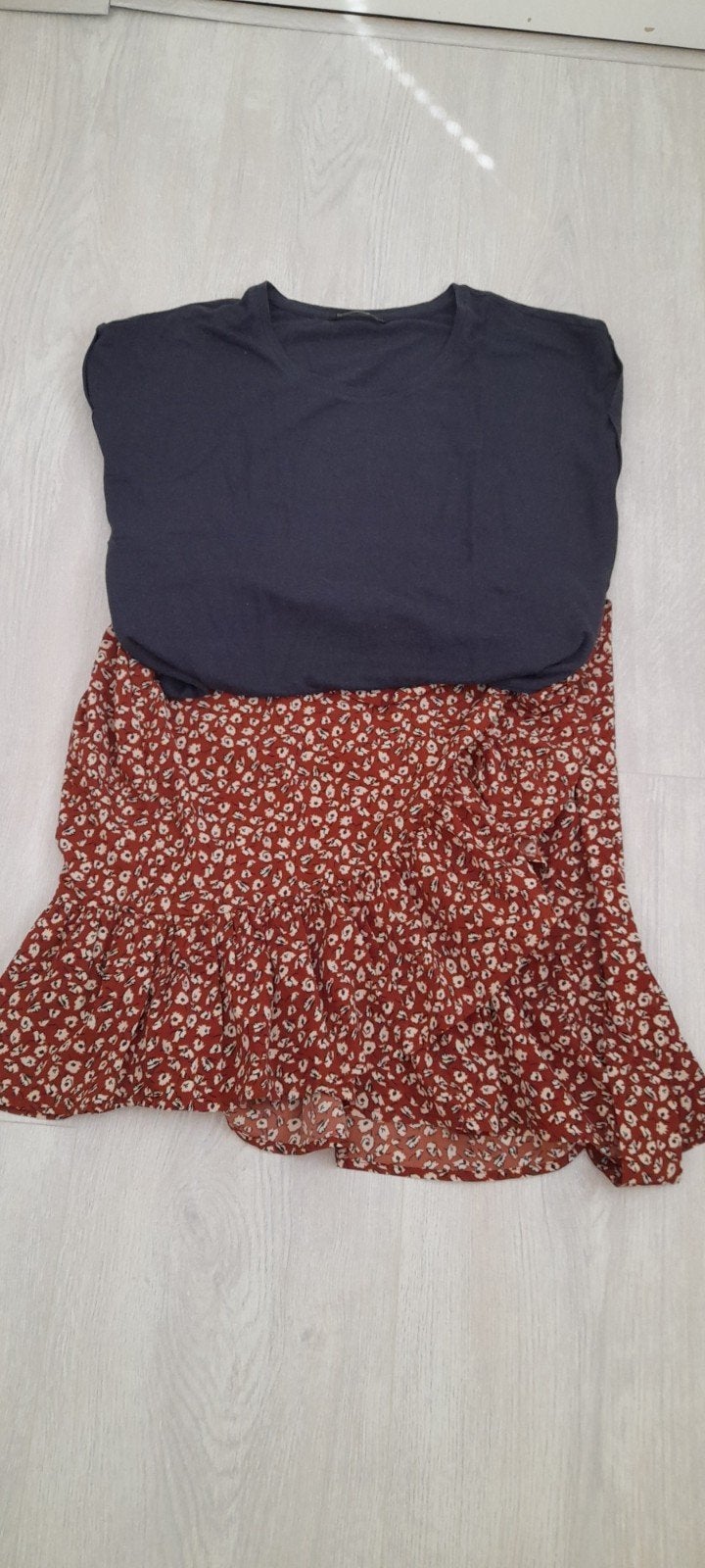 Nieuwe only roodbruin brique  wikkelrok mt L, Ophalen of Verzenden, Nieuw, Maat 36 (S)