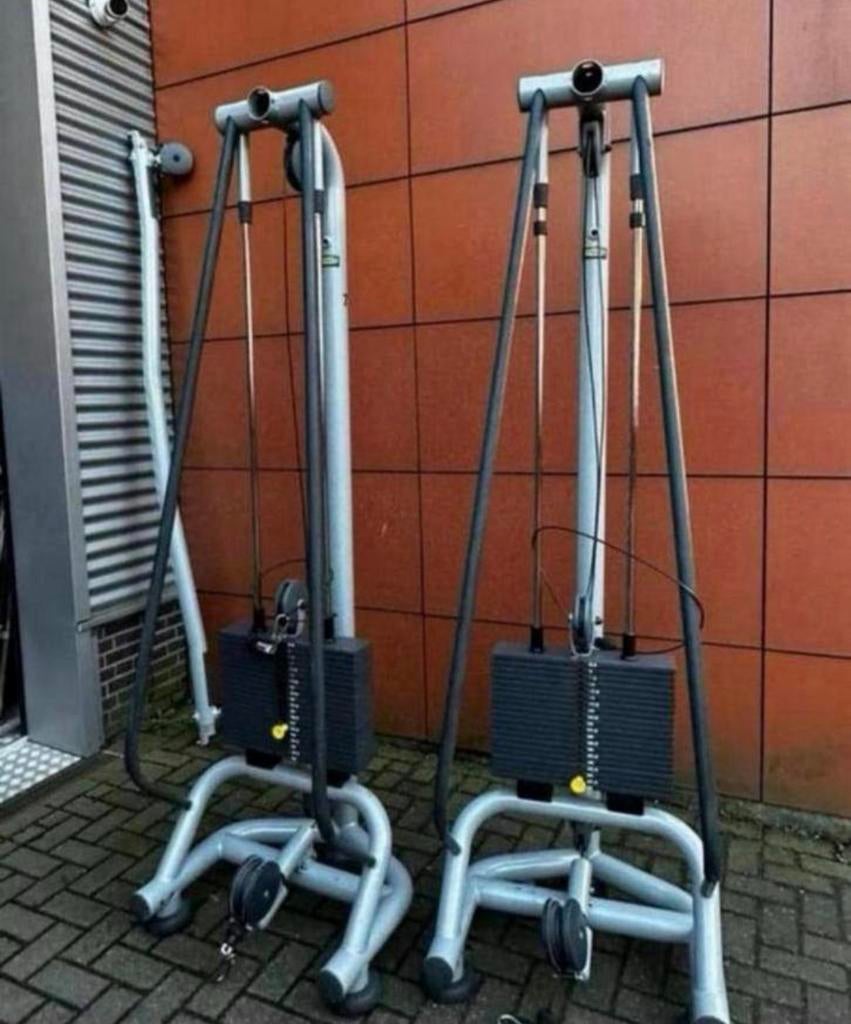 Technogym Cable Cross met 2x50kg Steekgewichten, Ophalen, Gebruikt, Overige typen