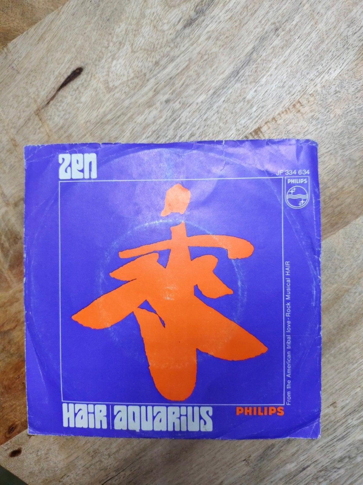Zen - Hair Aquarius (Philips 7 inch single), Gebruikt, 7 inch, Pop, EP