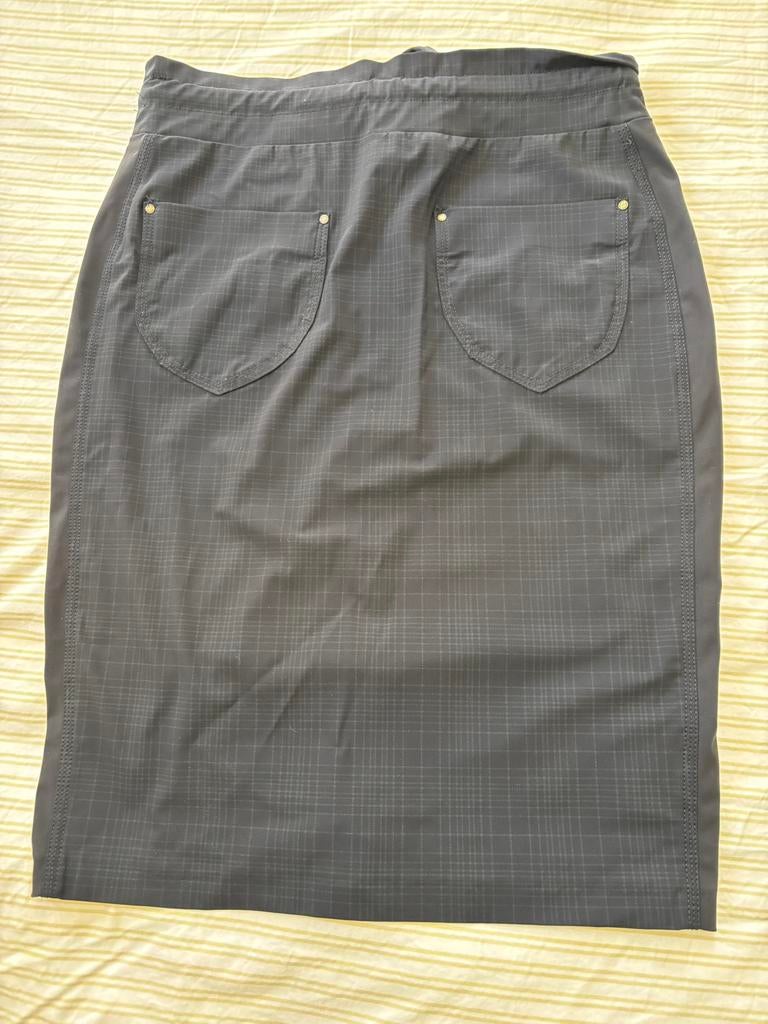 Rok travelstof ZIP73 mt S., Kleding | Dames, Rokken, Zwart, Nieuw, Ophalen of Verzenden, Knielengte
