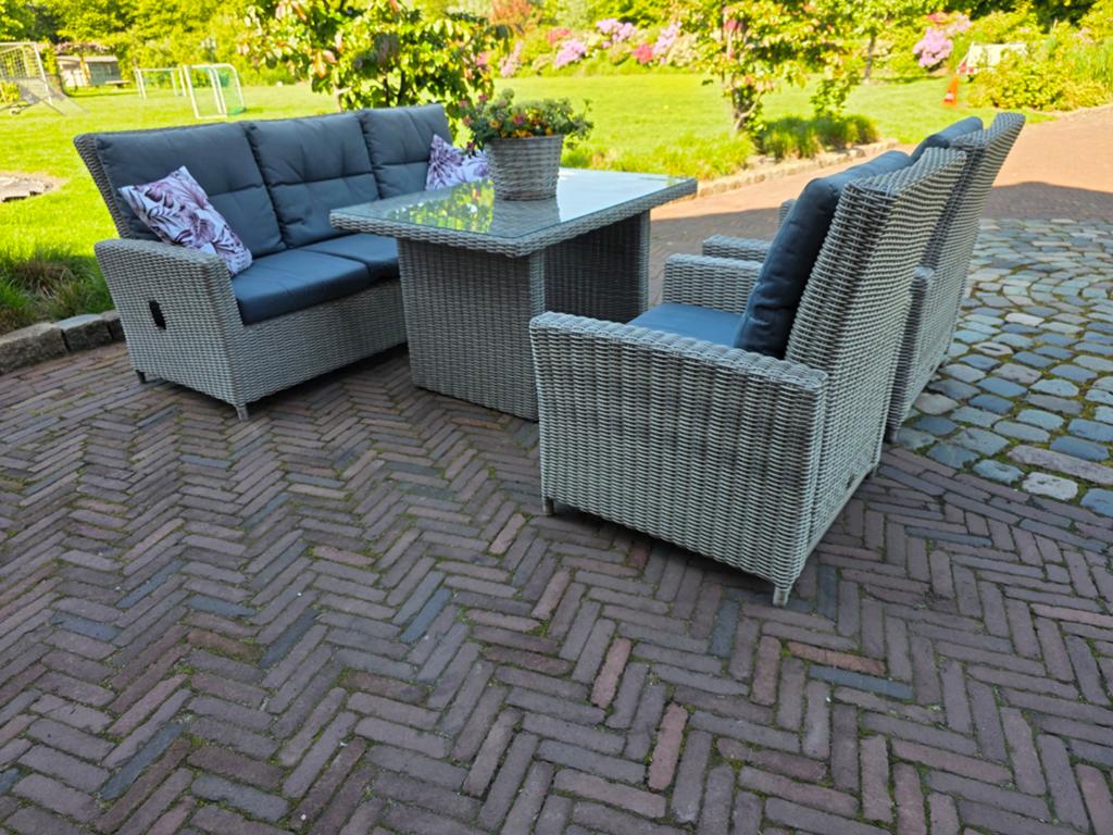 Domani Furniture loungeset met verstelbare rugleuningen, Ophalen, Gebruikt, Wicker, Bank