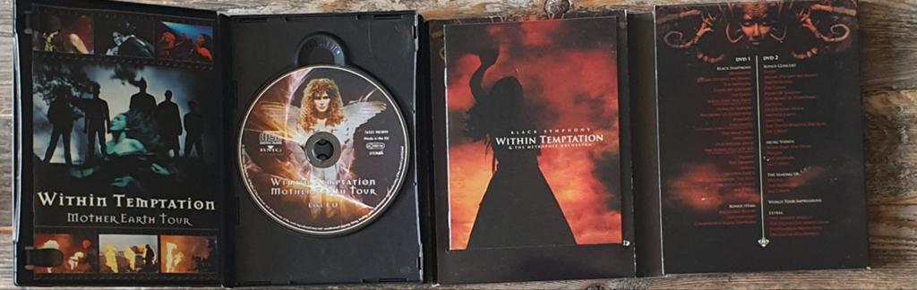 Within Temptation DVD's: Mother Earth Tour & Black Symphony, Alle leeftijden, Ophalen of Verzenden, Zo goed als nieuw