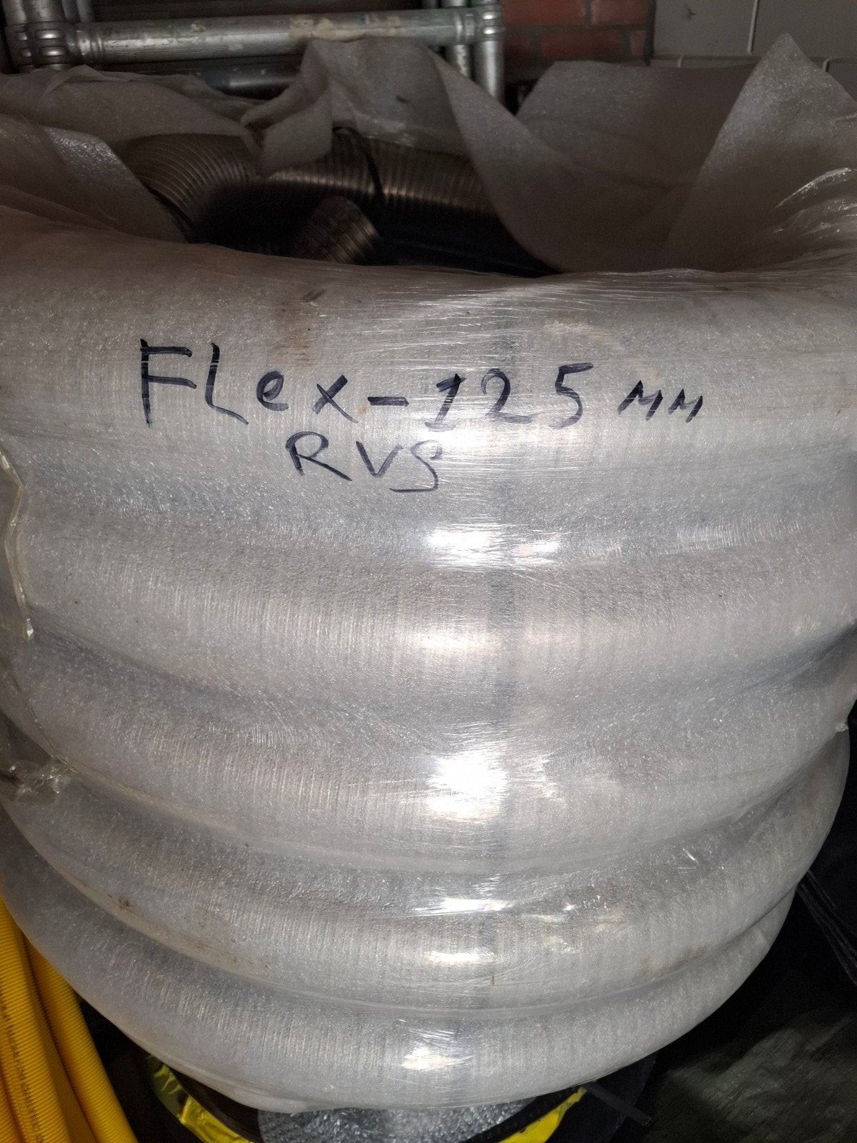 150 mm Dubbellaags flexibel 10 meter, Ophalen, Afvoer, 6 meter of meer, Nieuw