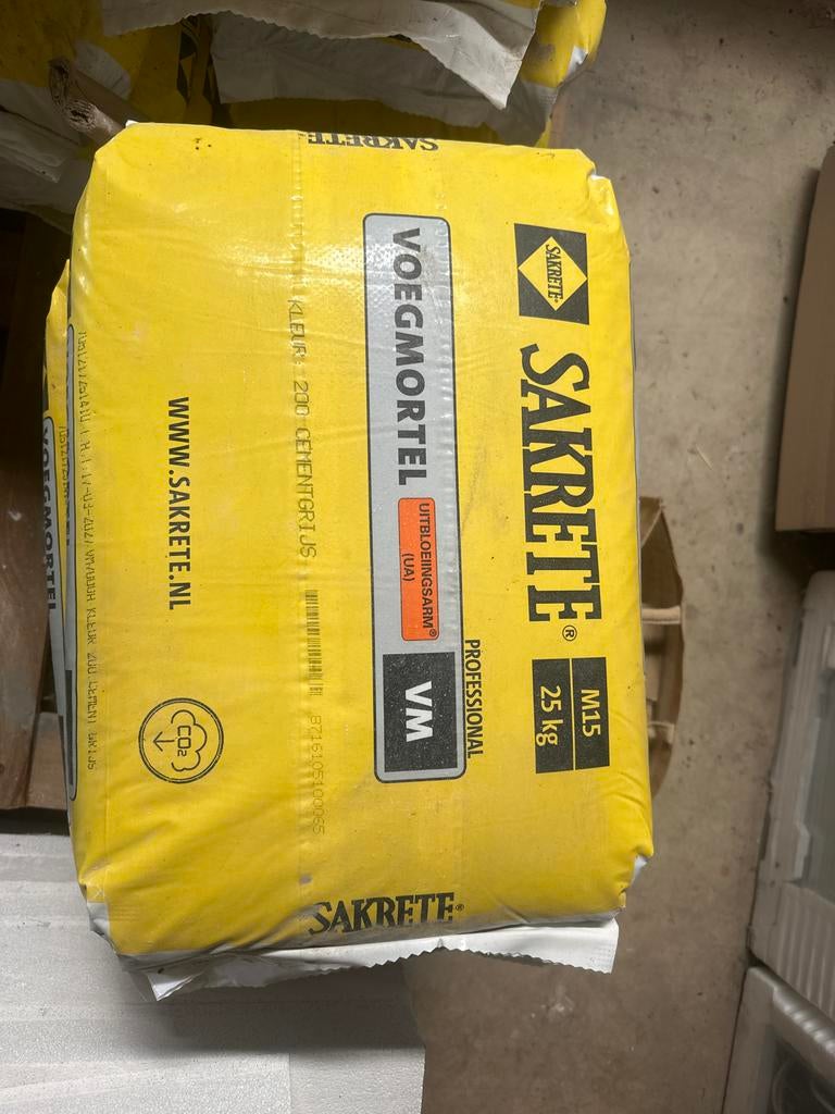 Sakrete Voegmortel M15 25 kg, Ophalen, Nieuw, Overige typen