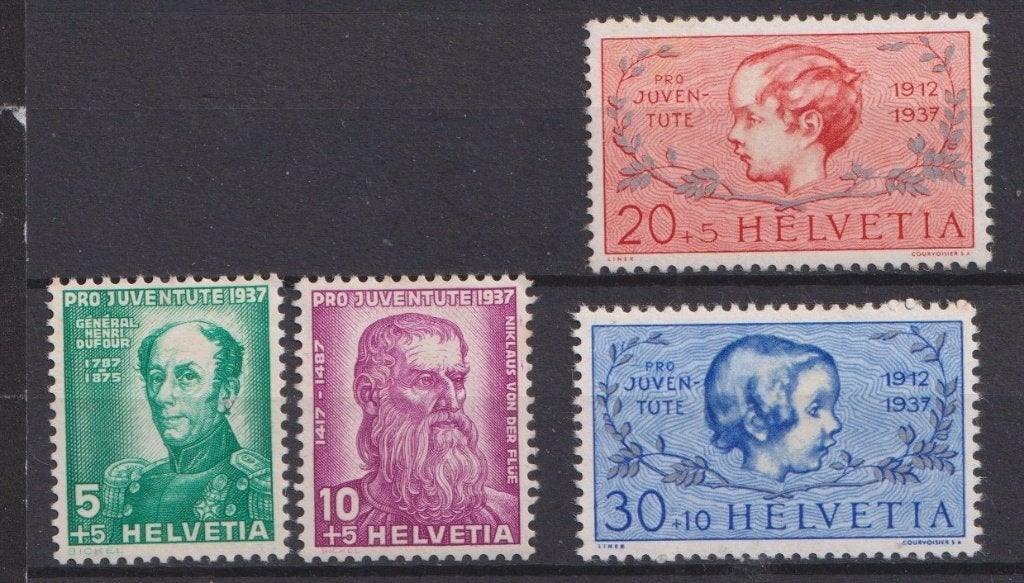 Zwitserland 1937; Pro Juventute, Michel 314/17.** PF., Postzegels en Munten, Ophalen of Verzenden, Postfris