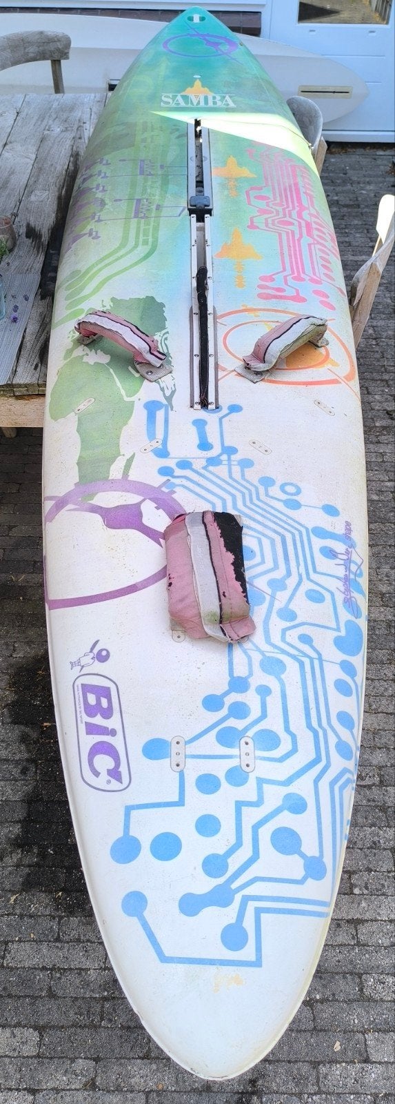 gratis afhalen: BIC Samba Windsurfboard, Watersport en Boten, Windsurfen, Ophalen, Plank
