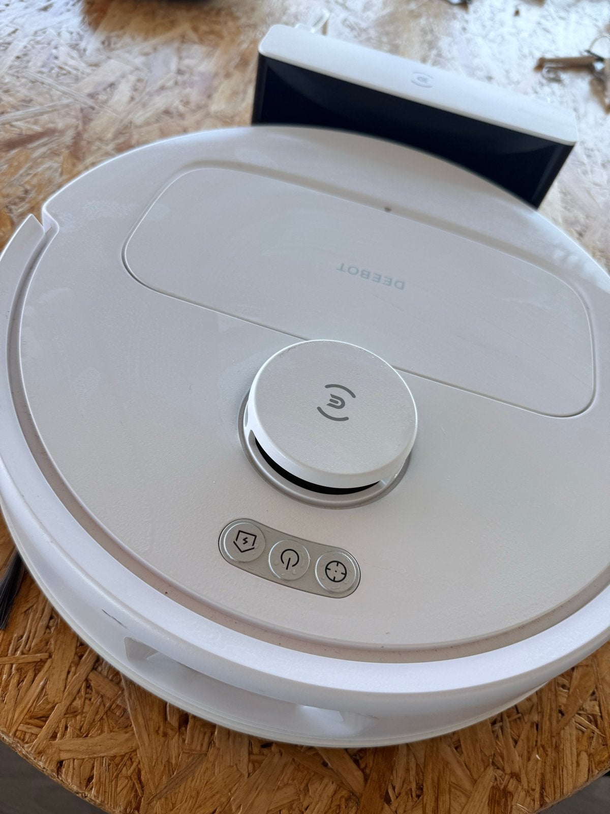 Ecovacs Deebot Robotstofzuiger - Wit, Witgoed en Apparatuur, Ophalen, Gebruikt, Ecovacs, Robotstofzuiger