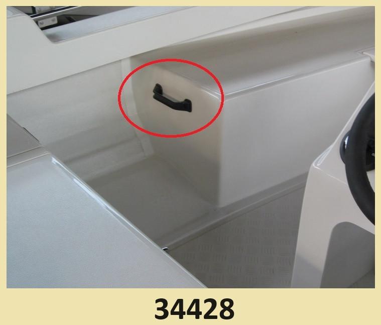 34428 Kunststof handgreep zwart. € 4,95, Watersport en Boten, Ophalen of Verzenden, Nieuw, Overige typen