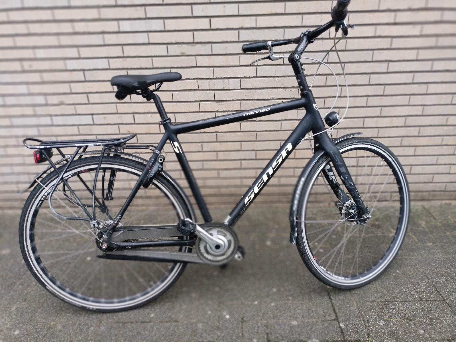 Sensa Treviso Urban fiets - Zwart, Gebruikt, Overige merken, Gebruikt, Versnellingen, Ophalen of Verzenden