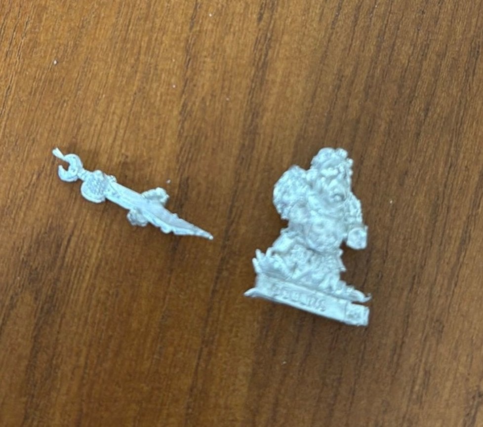 Warhammer Nightgoblin Boss (metal), Hobby en Vrije tijd, Ophalen of Verzenden, Zo goed als nieuw, Warhammer
