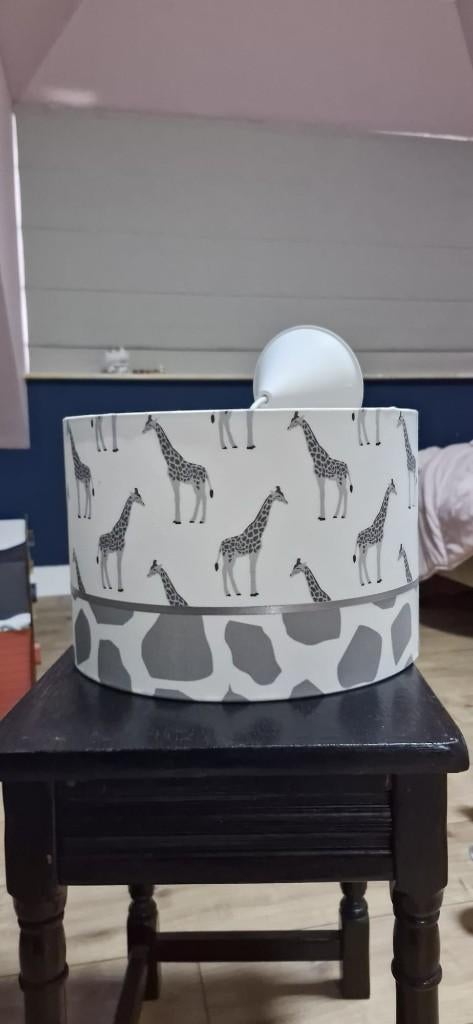 Hanglamp plafond met dierenprint zo goed als nieuw, Ophalen, Zo goed als nieuw, Stof, Minder dan 50 cm