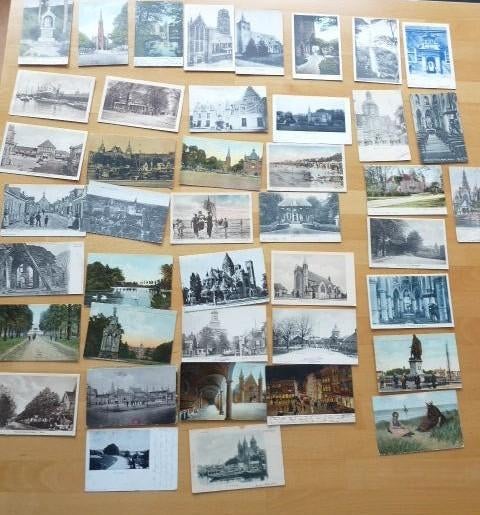 40 ansichten Nederland voor 1940, Ophalen of Verzenden, 1920 tot 1940, Gelopen, Gelderland