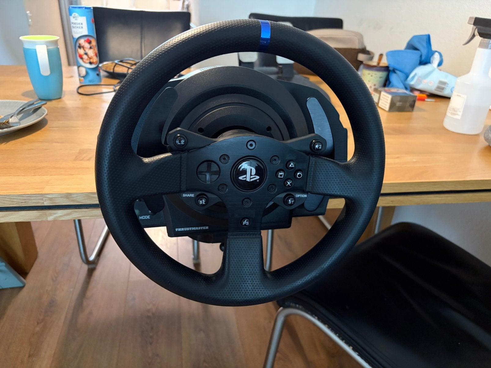 Thrustmaster T300RS racestuur met pedalen voor PS4/PC, Spelcomputers en Games, Ophalen of Verzenden, Overige merken, Gebruikt