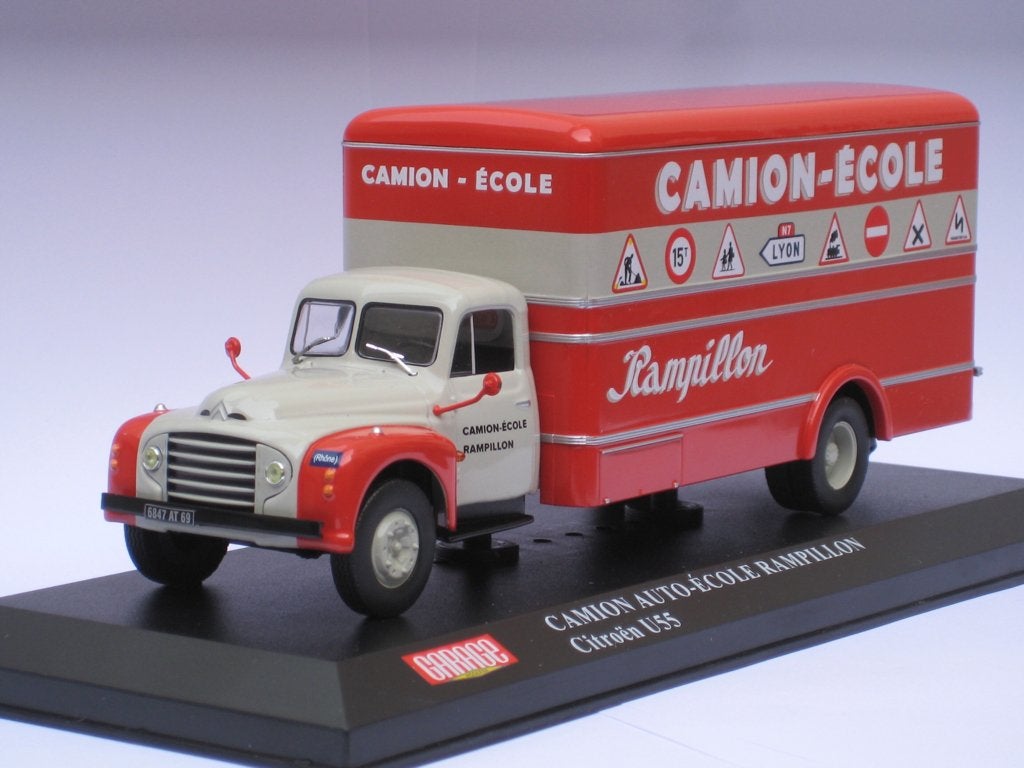 Citroen U55 rijschool Rampillon Garage Moderne Hachette 1:43, Ophalen of Verzenden, Nieuw, Bus of Vrachtwagen, Overige merken