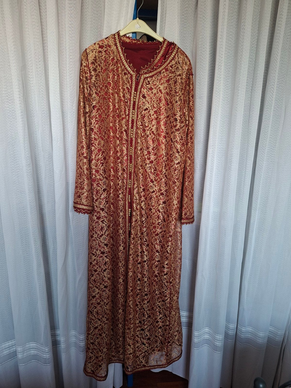 Prachtige Marokkaanse jurk - Zo goed als nieuw, Kleding | Dames, Maat 42/44 (L), Ophalen of Verzenden, Zo goed als nieuw, Rood