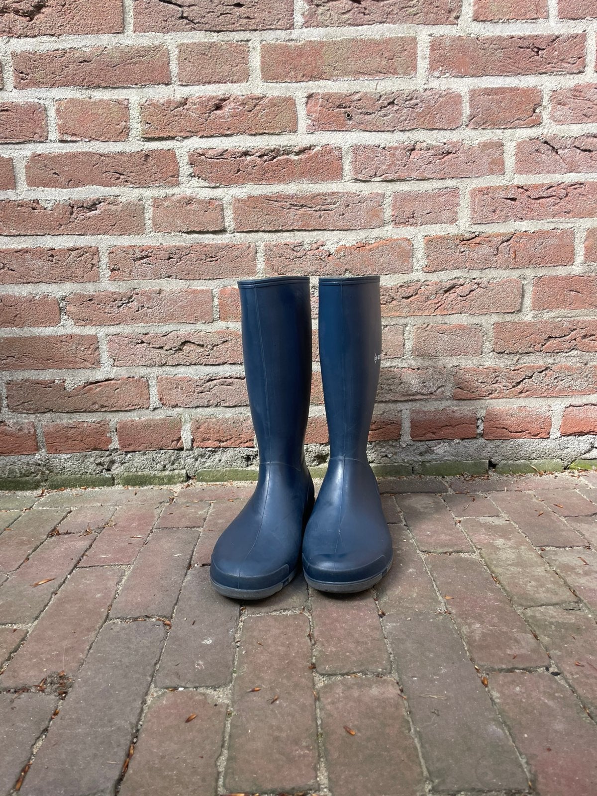 Te koop tuin/regen  laarzen merk dunlop kleur blauw maat 37, Tuin en Terras, Werkkleding, Ophalen of Verzenden, Zo goed als nieuw