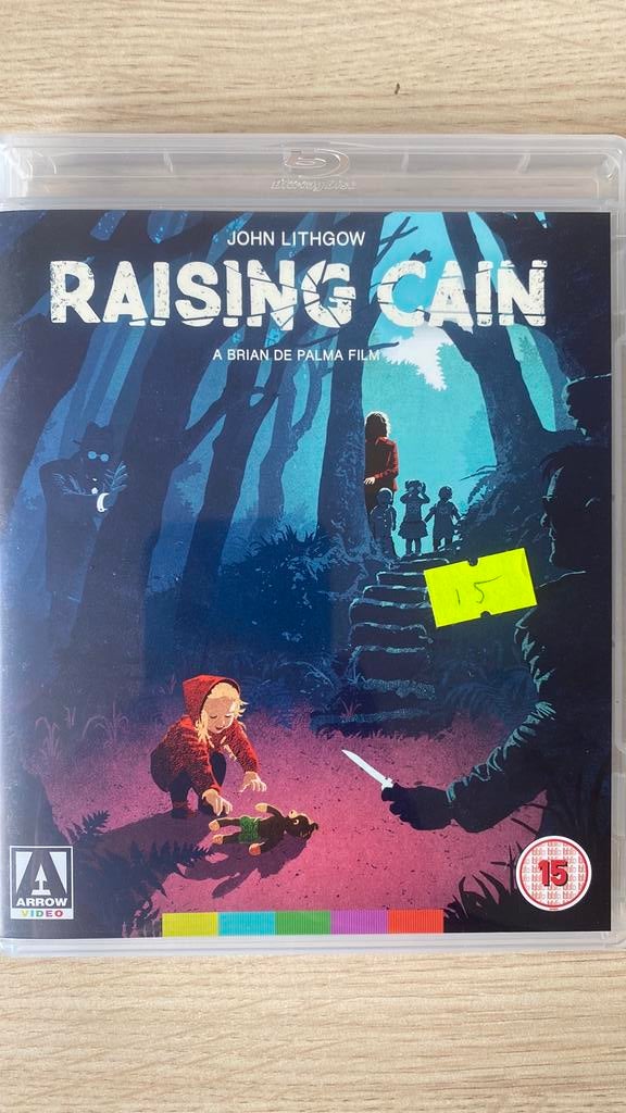 Raising cain blu ray horror arrow, Ophalen of Verzenden, Zo goed als nieuw, Horror