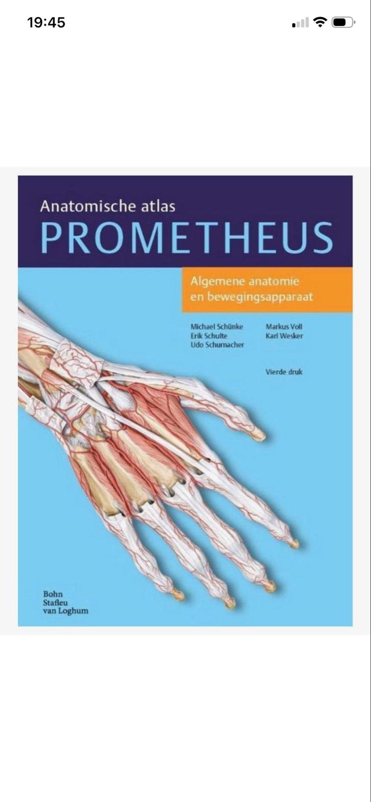 Anatomische atlas PROMETHEUS - Algemene anatomie, Ophalen of Verzenden, Beta, Nieuw, HBO