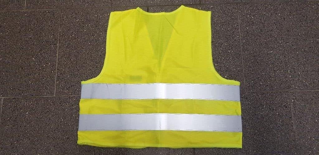 Veiligheidsvest voor kinderen, geel, reflecterend, Ophalen of Verzenden, Zo goed als nieuw