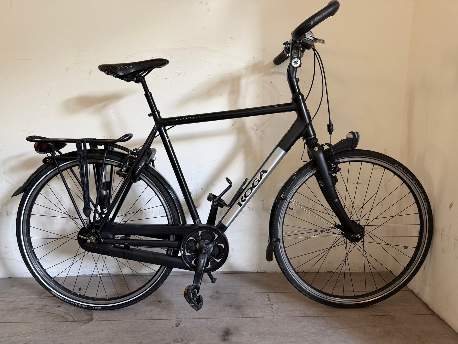 Nette Koga Herenfiets 28 inch, 26 inch of meer, Gebruikt, Velgrem, Versnellingen