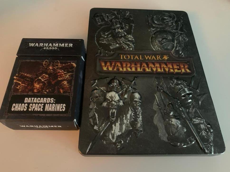 Total War: Warhammer PC Game + Datacards Chaos Space Marines, Online, 1 speler, Ophalen of Verzenden, Zo goed als nieuw