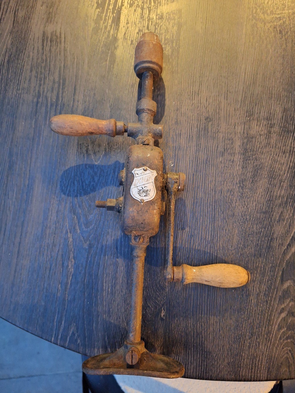 Antieke handboor Ixion - Decoratief gereedschap, Antiek en Kunst, Antiek | Gereedschap en Instrumenten, Ophalen of Verzenden