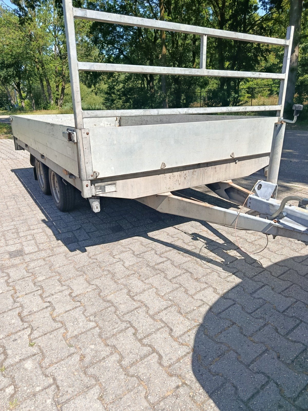 Plateauwagen Hapert 3.30x1.80, Auto diversen, Aanhangers en Bagagewagens, Ophalen