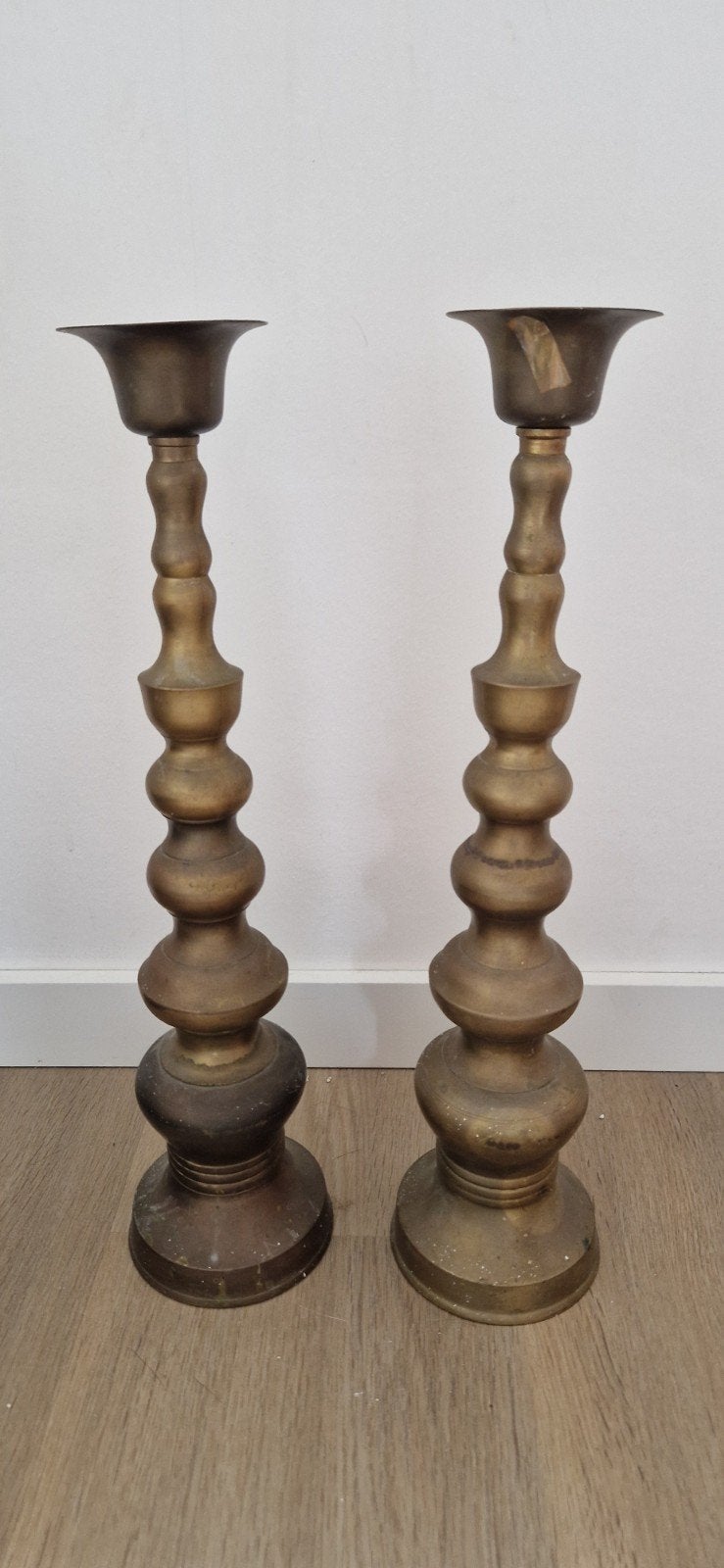 kandelaars, Ophalen, Koper of Brons