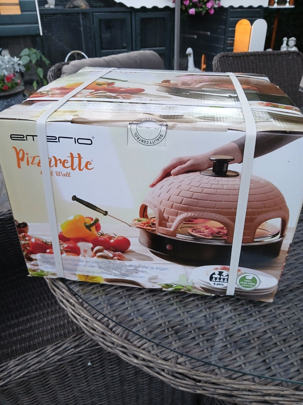 Pizzarette Emerio 6 persoons NIEUW, Ophalen of Verzenden, Nieuw, Minder dan 45 cm