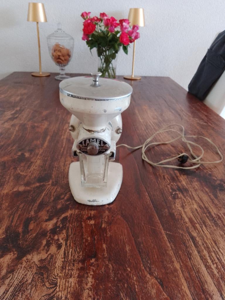 Lamel koffiemolen, Huis en Inrichting, Keuken | Keukenbenodigdheden, Beige, Ophalen of Verzenden, Metaal, Overige typen