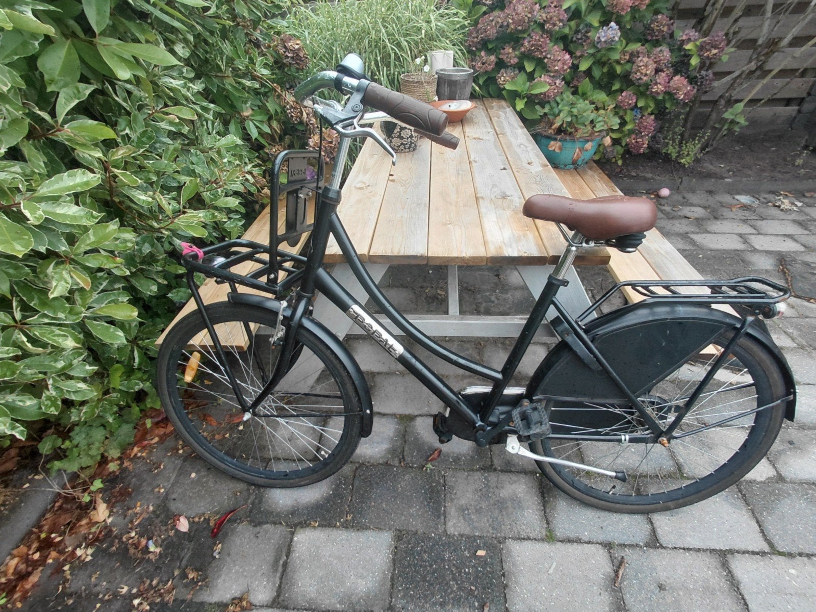 Popal Daily Dutch Meidenfiets 24 inch 8-12 jaar, Gebruikt, Velgrem, 50 tot 53 cm, Ophalen