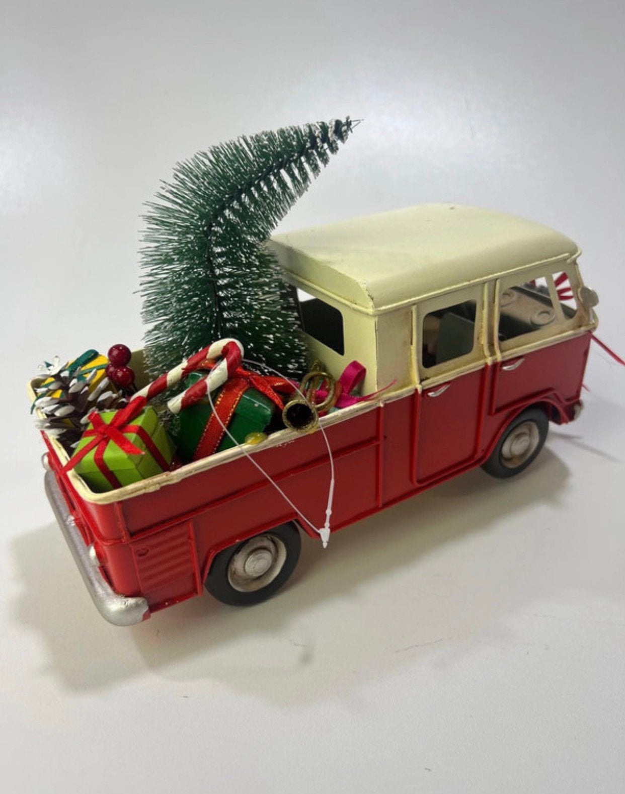 Nieuwe Kerst Pick Up Truck VW T2 in het rood, Ophalen of Verzenden, Nieuw