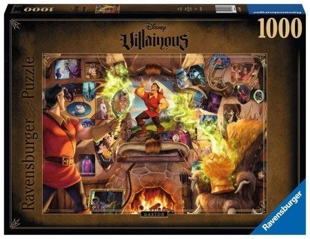 Ravensburger: Disney Villainous: Gaston 1000 stukjes, Ophalen of Verzenden, 500 t/m 1500 stukjes, Nieuw, Legpuzzel
