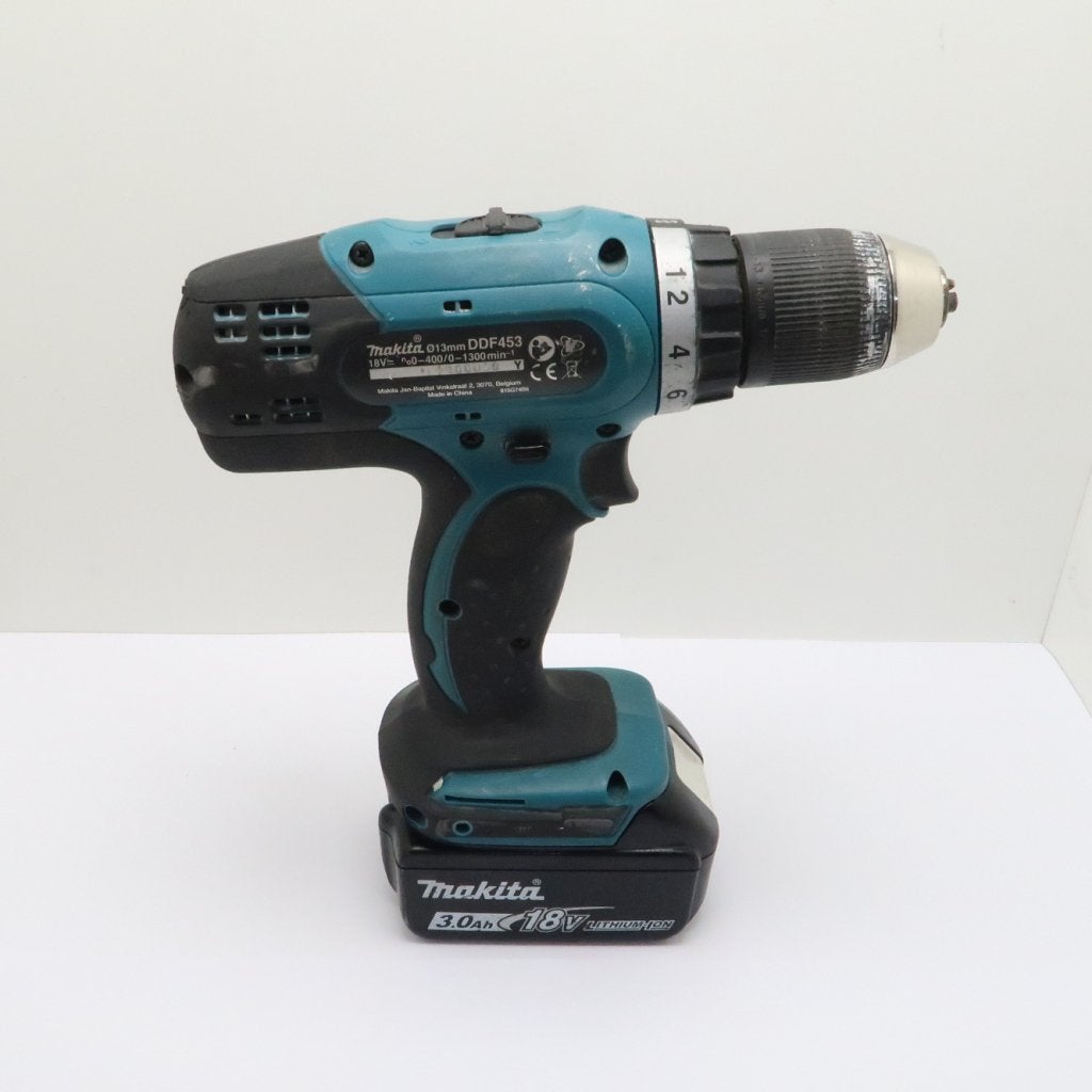 Makita DDF453 18V Boormachine | In Redelijke Staat, Makita, Zo goed als nieuw, Support@makita.com, Makita Corporation, 3-11-8, Sumiyoshi-cho, 
Anjo, Aichi 446-8502
Japan