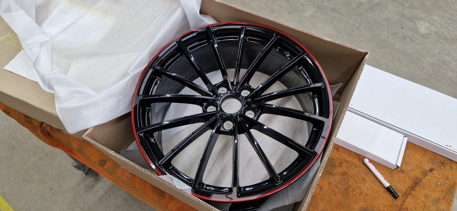 19 inch nieuwe!!! velg origineel VW Golf 8 VIII GTI Scottsda, Velg(en), Nieuw, 235 mm, Personenwagen