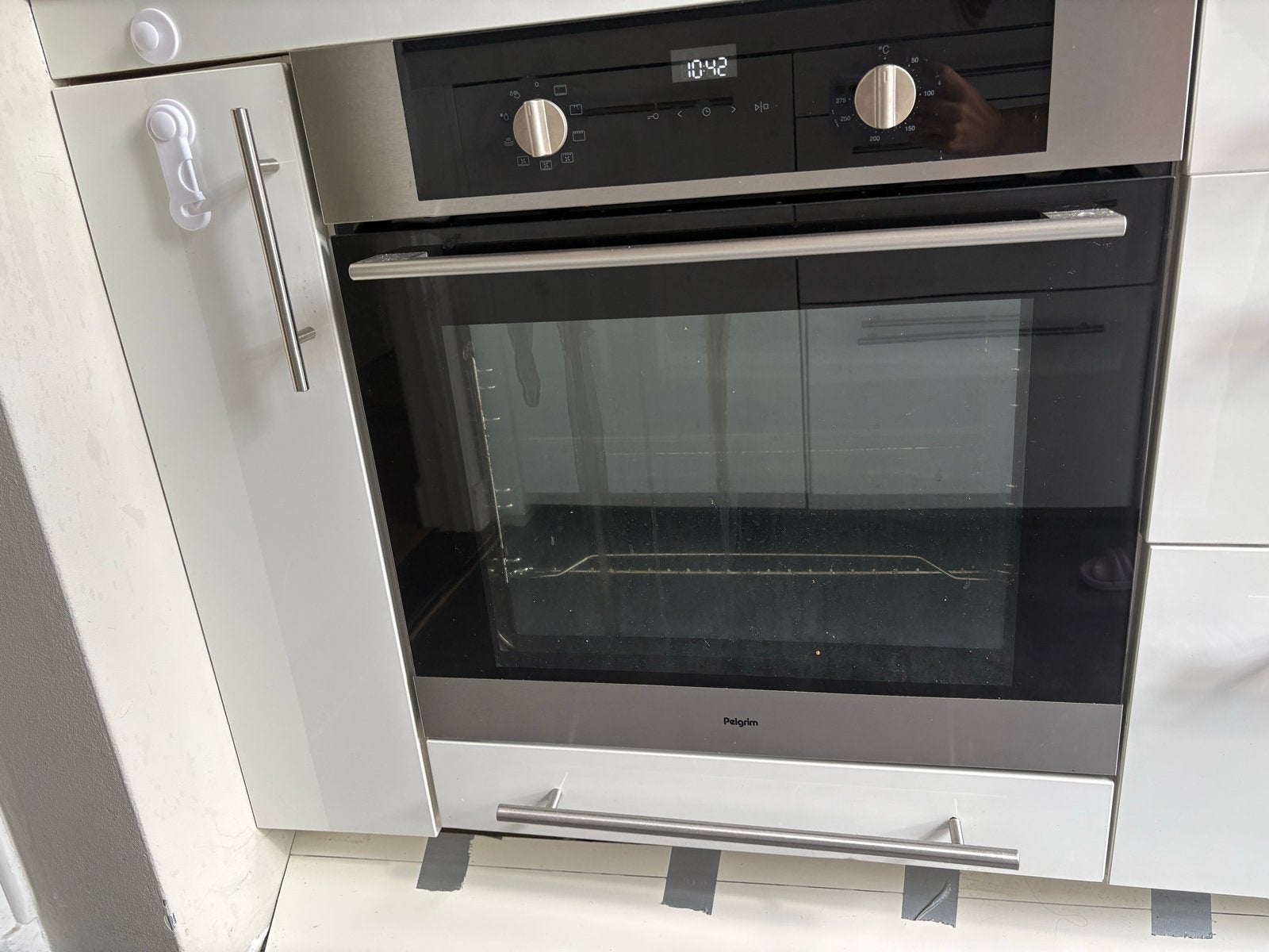 Pelgrim OVM506RVS Inbouw Oven - RVS, Witgoed en Apparatuur, Ovens, Ophalen, Gebruikt, Hete lucht, Pelgrim