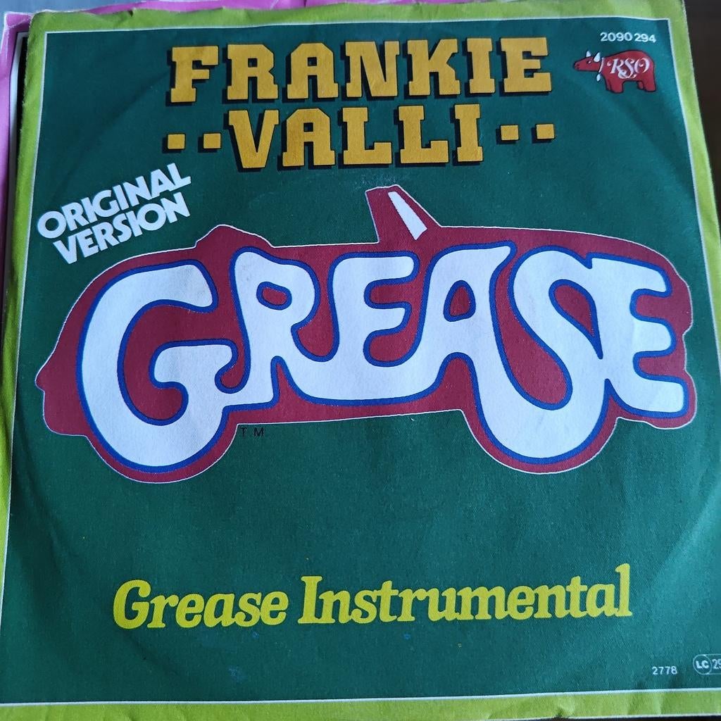 Frankie Valli - Grease (Original Version) Single, Cd's en Dvd's, Vinyl Singles, Gebruikt, Filmmuziek en Soundtracks, Originele persing